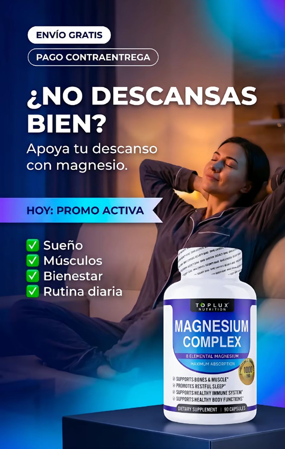 Magnesium Complex - Adiós cansancio e insomnio