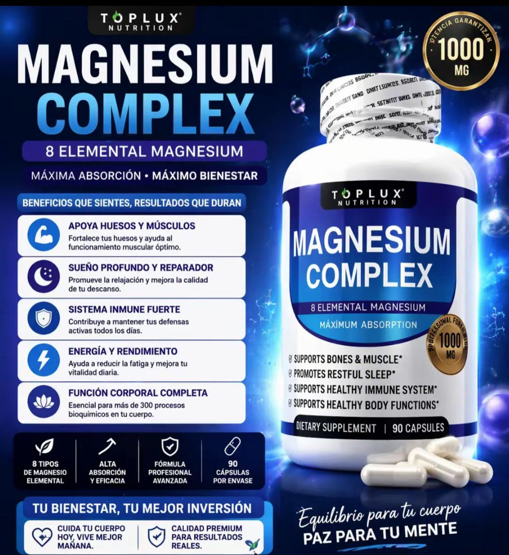 Magnesium Complex - Adiós cansancio e insomnio